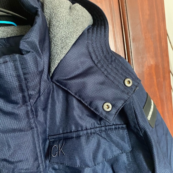 Calvin Klein Jeans kids Navy Blue Winter Coat - Picture 3 of 13